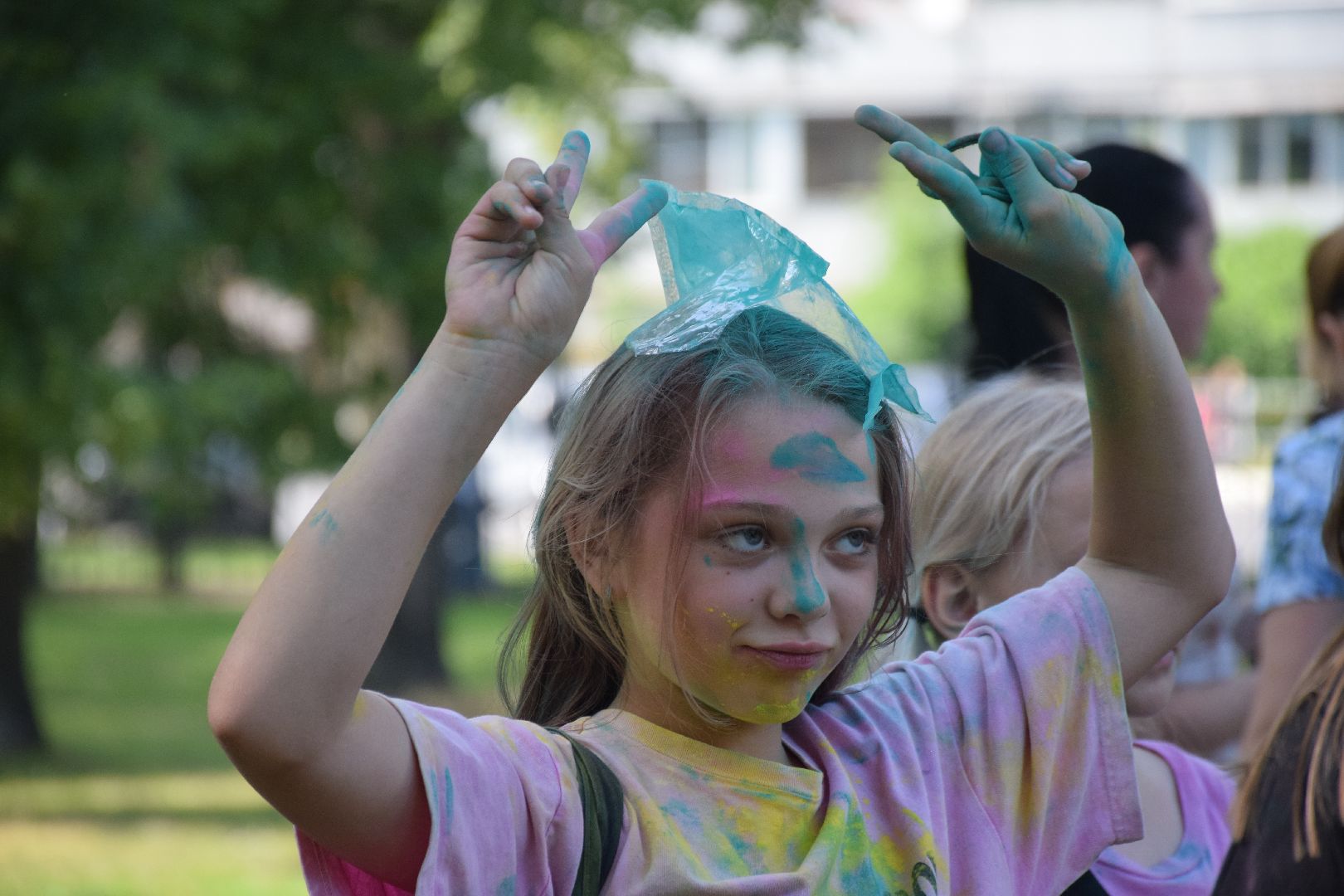 Павловский Посад, городской округ Павловский Посад, дети, праздник, холи, краски, ярко