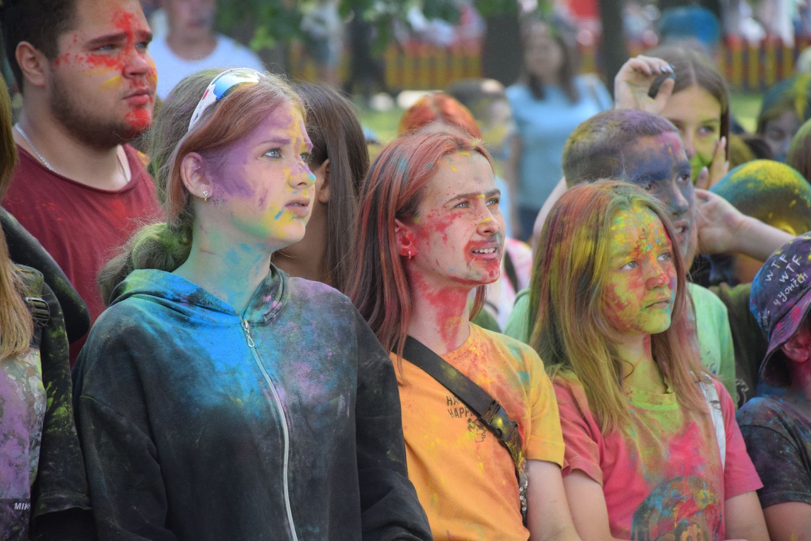 Павловский Посад, городской округ Павловский Посад, дети, праздник, холи, краски, ярко