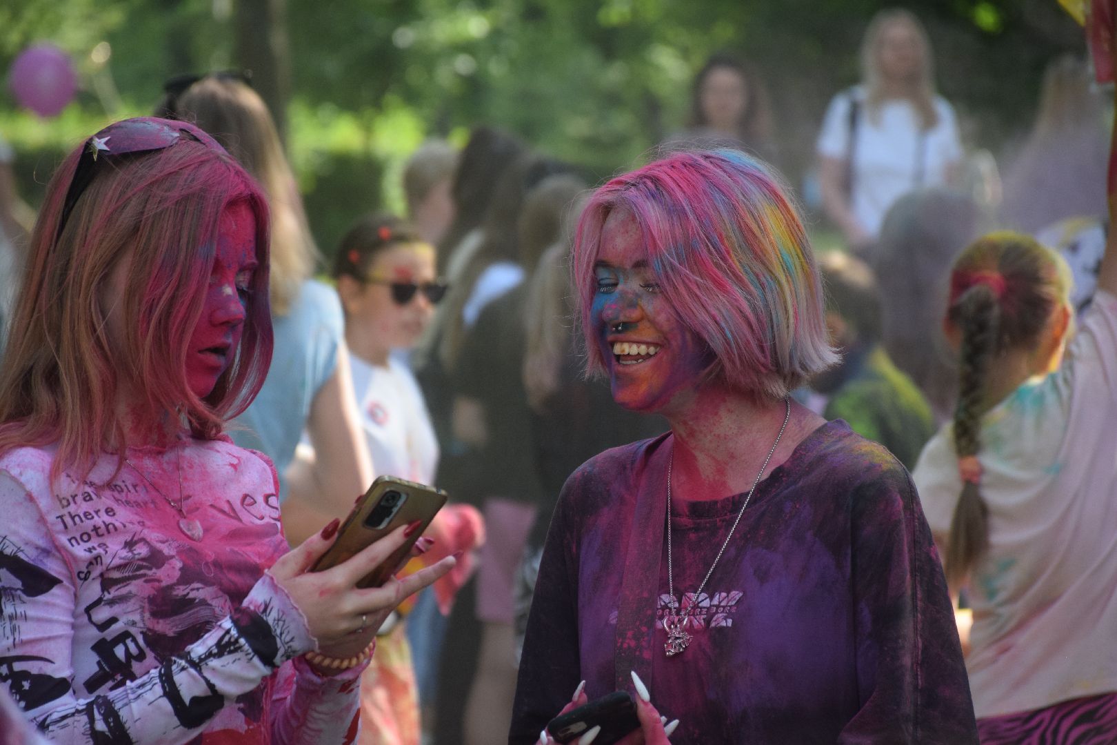 Павловский Посад, городской округ Павловский Посад, дети, праздник, холи, краски, ярко