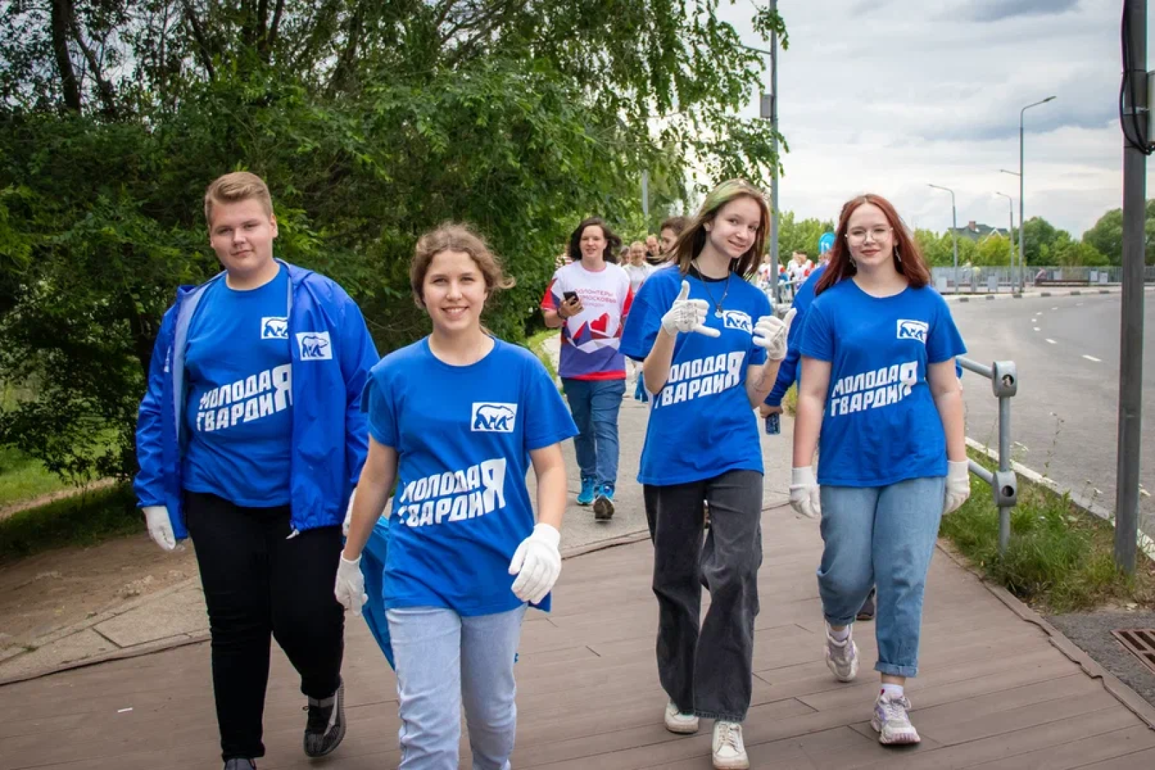 волонтёры, Подмосковья, акция, экологическая, набережная, Быковки