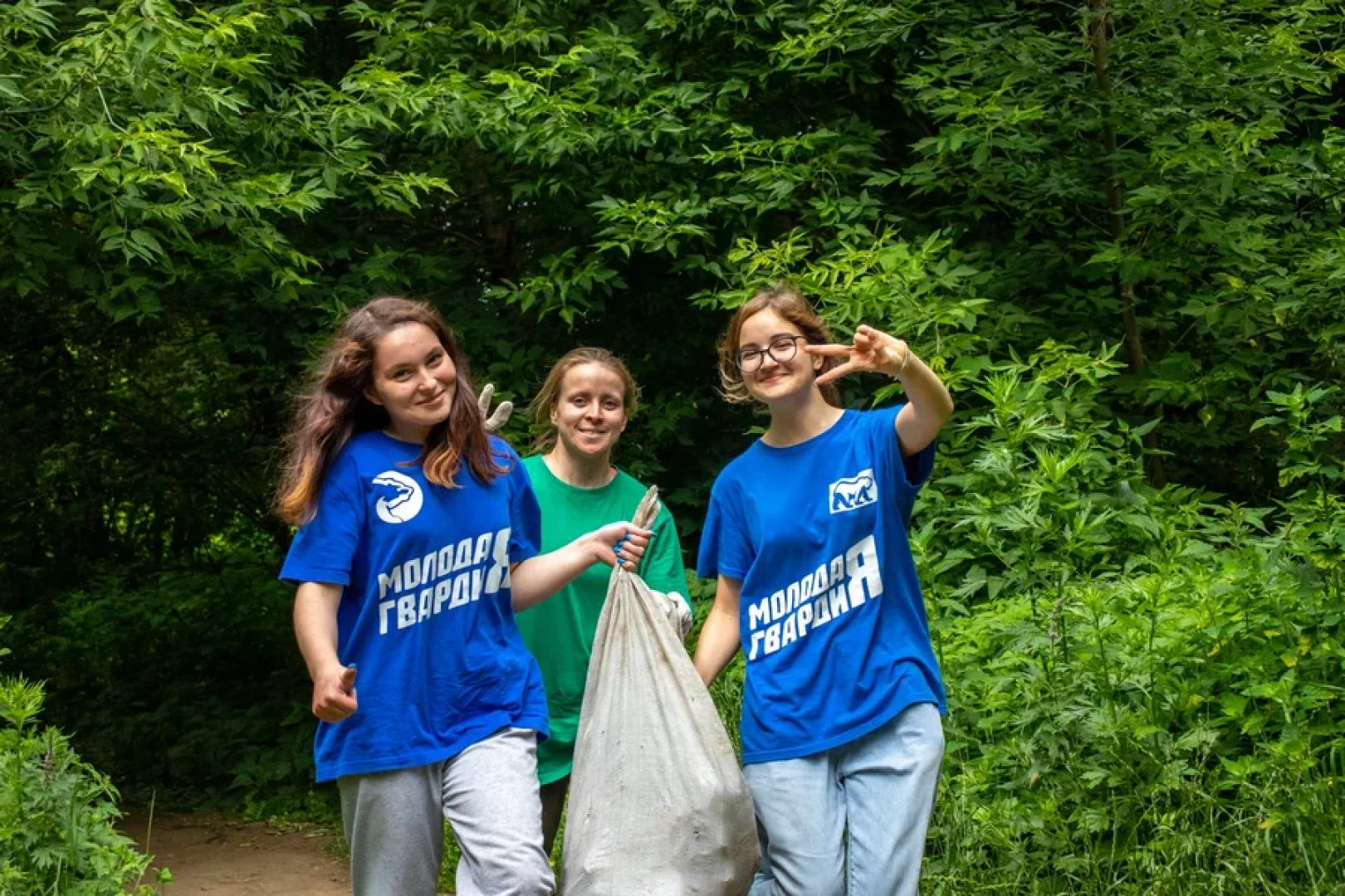 волонтёры, Подмосковья, акция, экологическая, набережная, Быковки