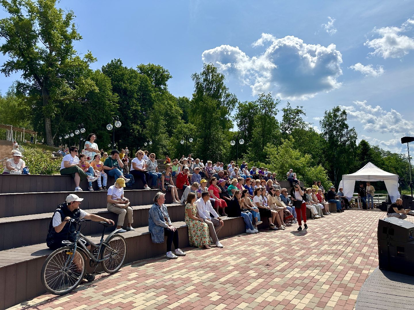 Клин, фестивали, цветы, общество