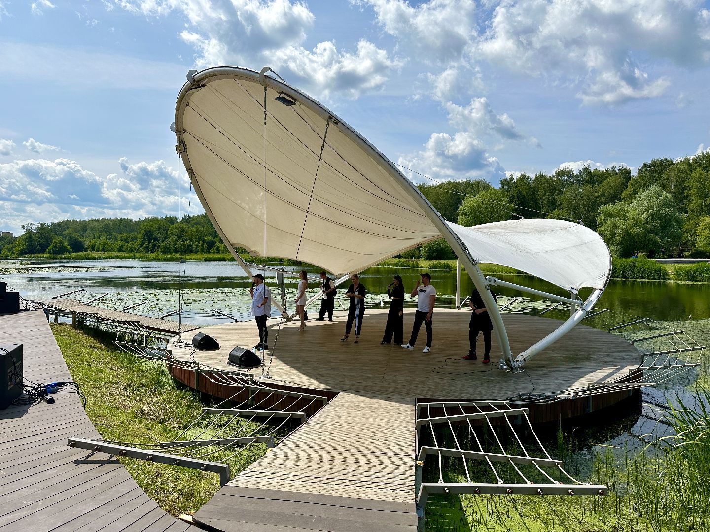Клин, фестивали, цветы, общество