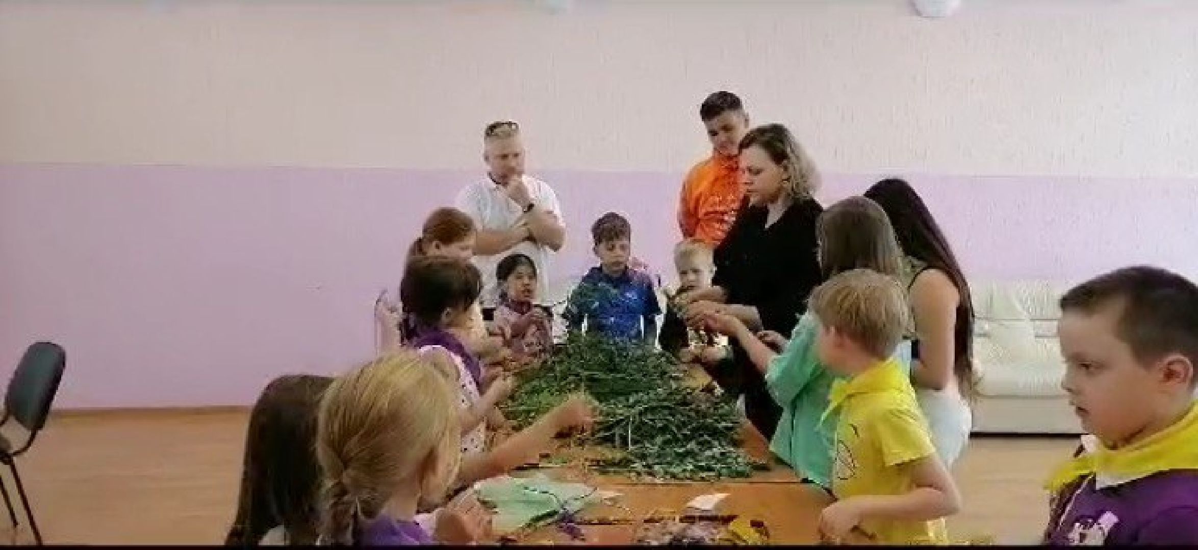 Чехов, дети, мастер-класс, травы, творчество, рукоделие, коврик, разнотравье