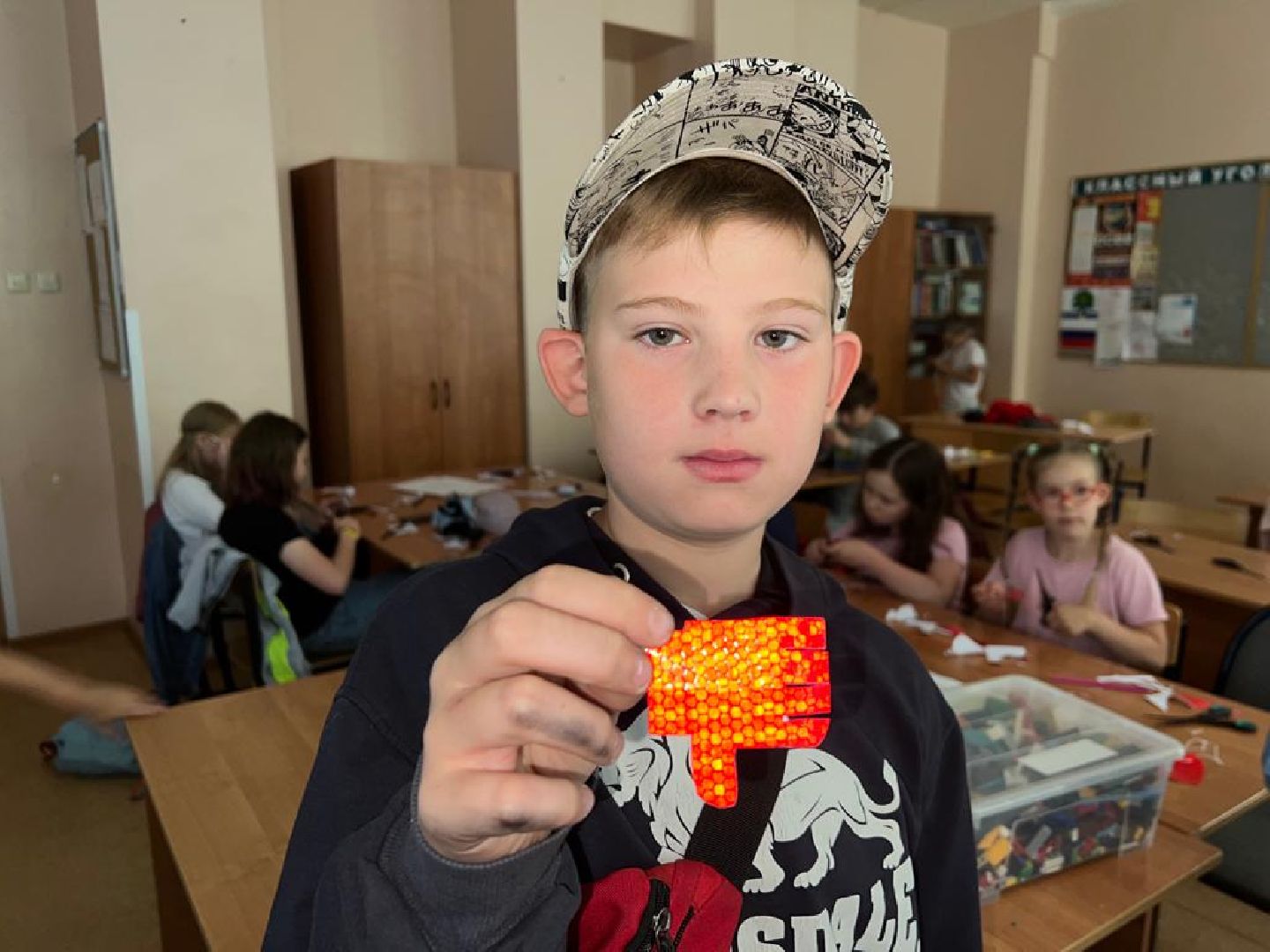 Госавтоинспекция, световозвращающие брелки, дети, Дубна