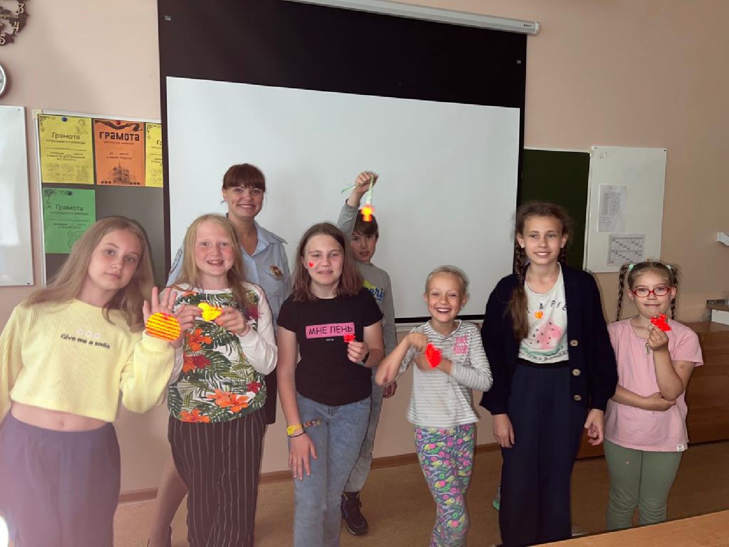 Госавтоинспекция, световозвращающие брелки, дети, Дубна