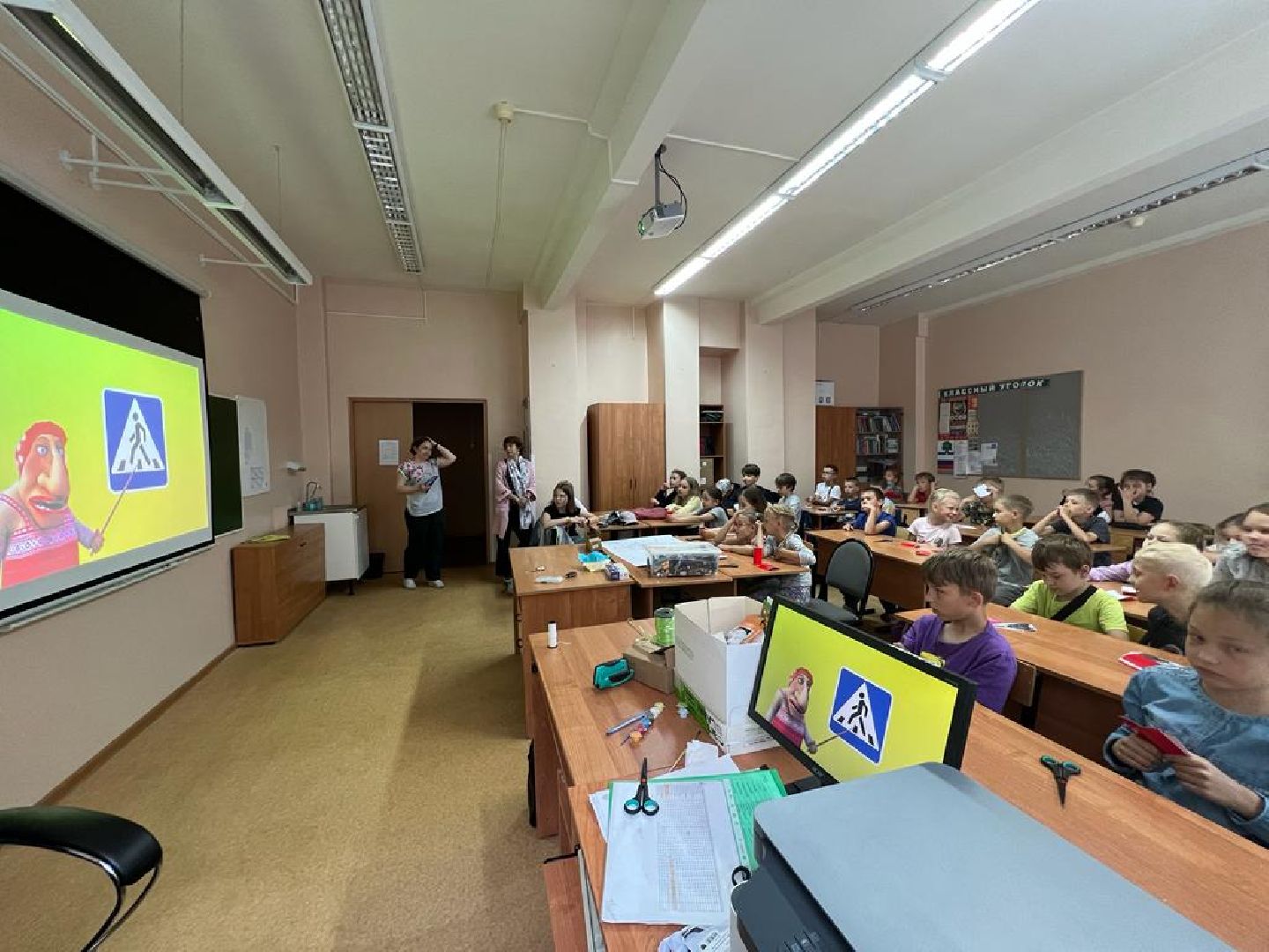 Госавтоинспекция, световозвращающие брелки, дети, Дубна