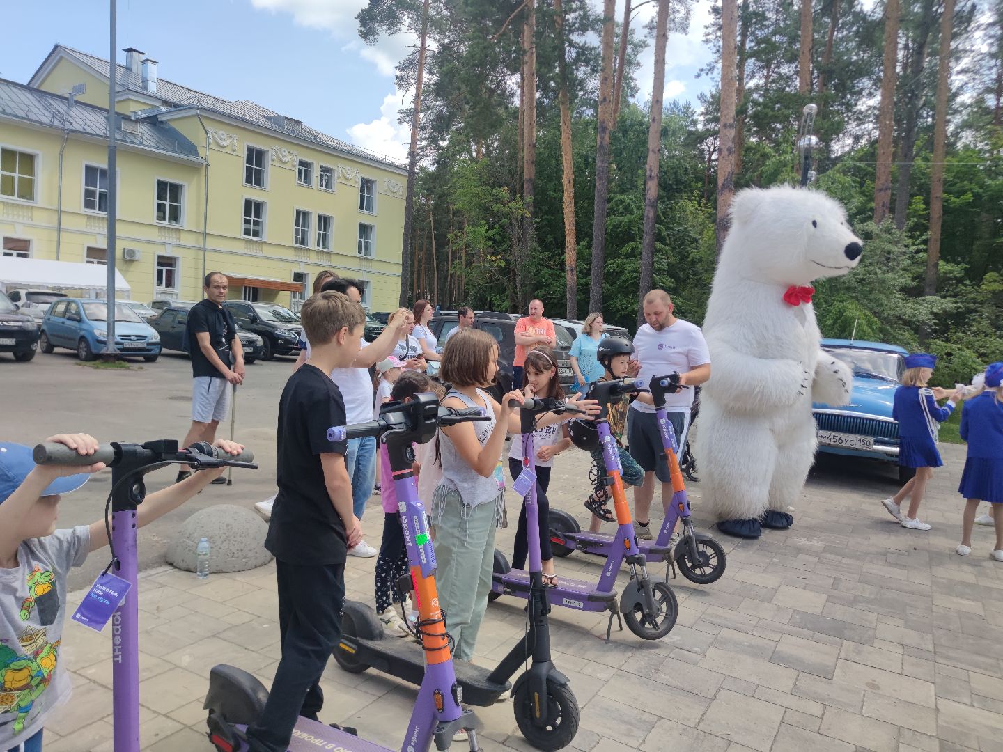 Праздник, Госавтоинспекция, дети, парк, лето, Дубна