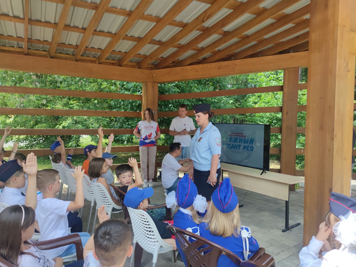 Праздник, Госавтоинспекция, дети, парк, лето, Дубна