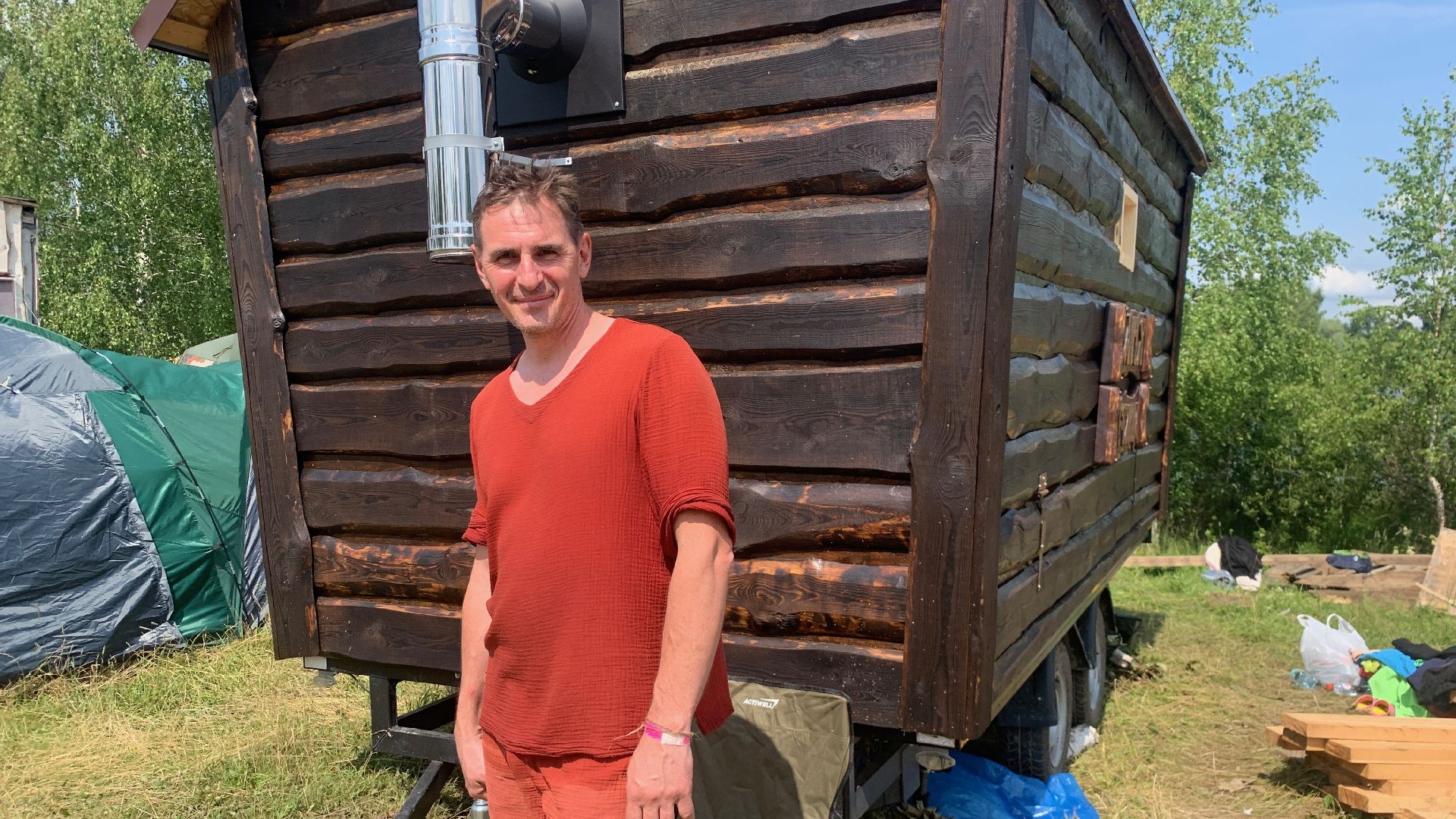 Ступино, Кашира, Банный Спас, Баня на курьих ножках