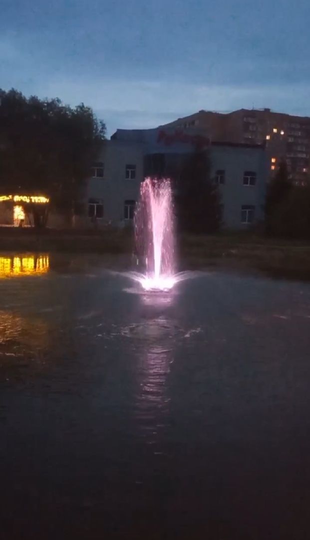 парк, пруд, фонтан