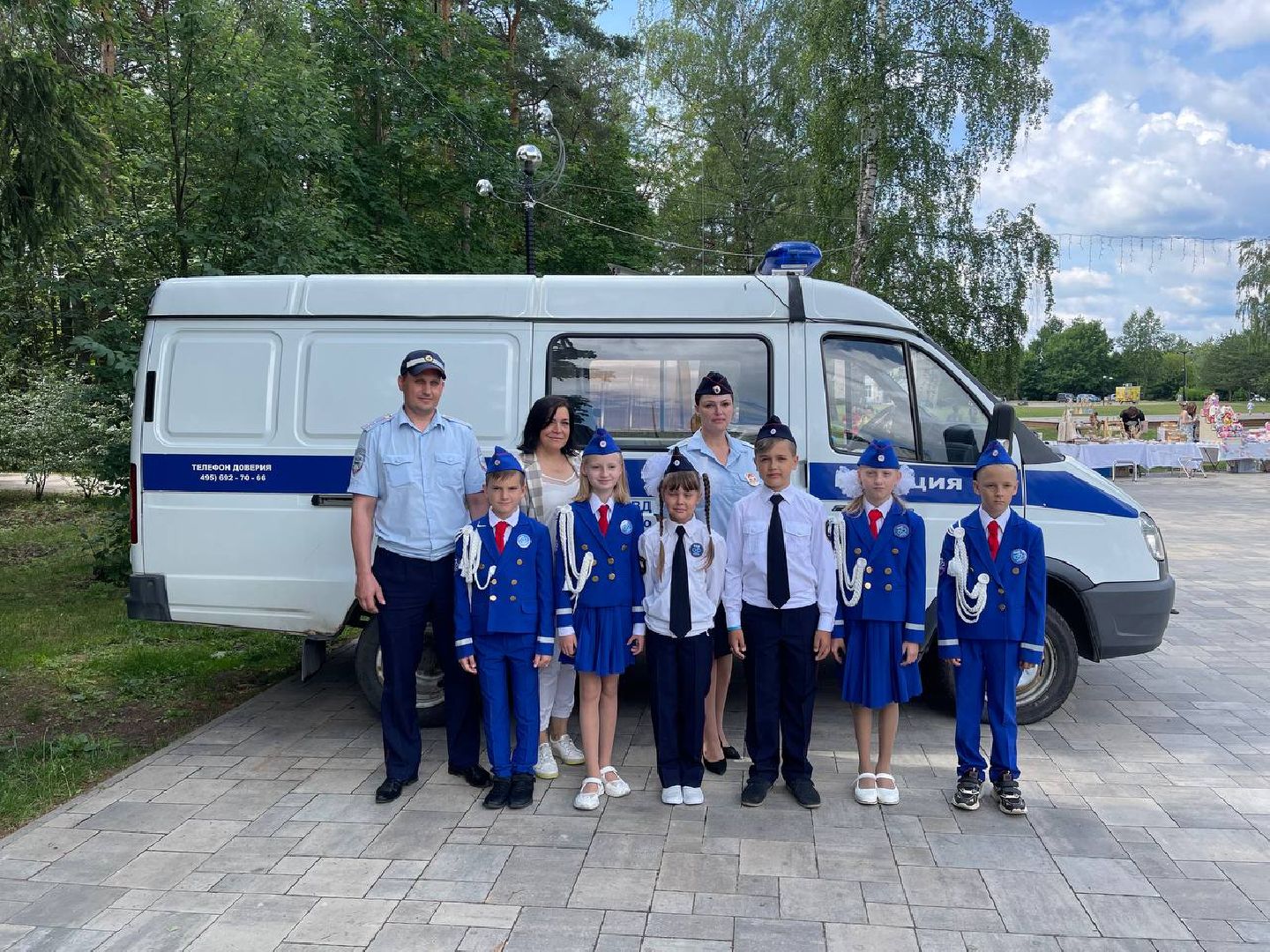 Юные инспекторы дорожного движения, дети, праздник, Дубна