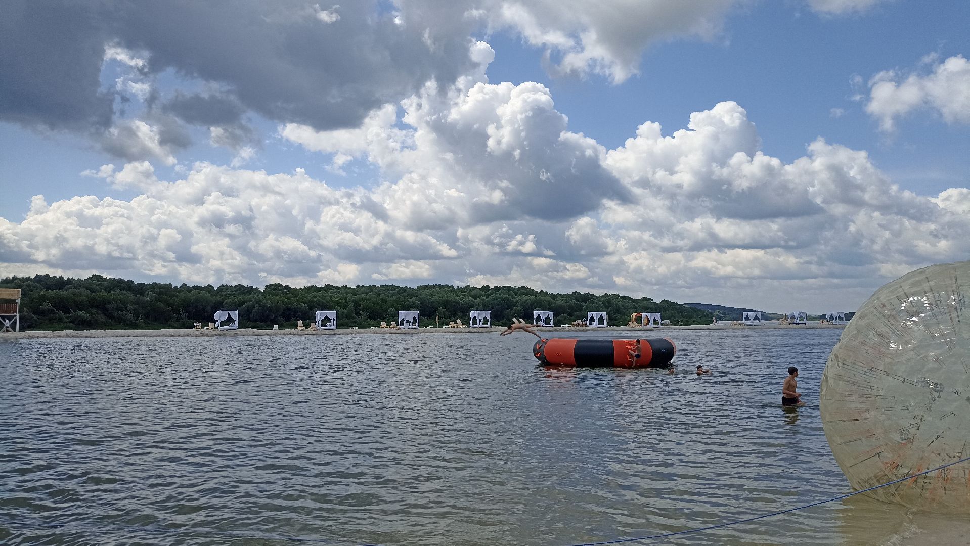 Серпухов, Подмосковье, дети, пляж на Оке, аквапарк