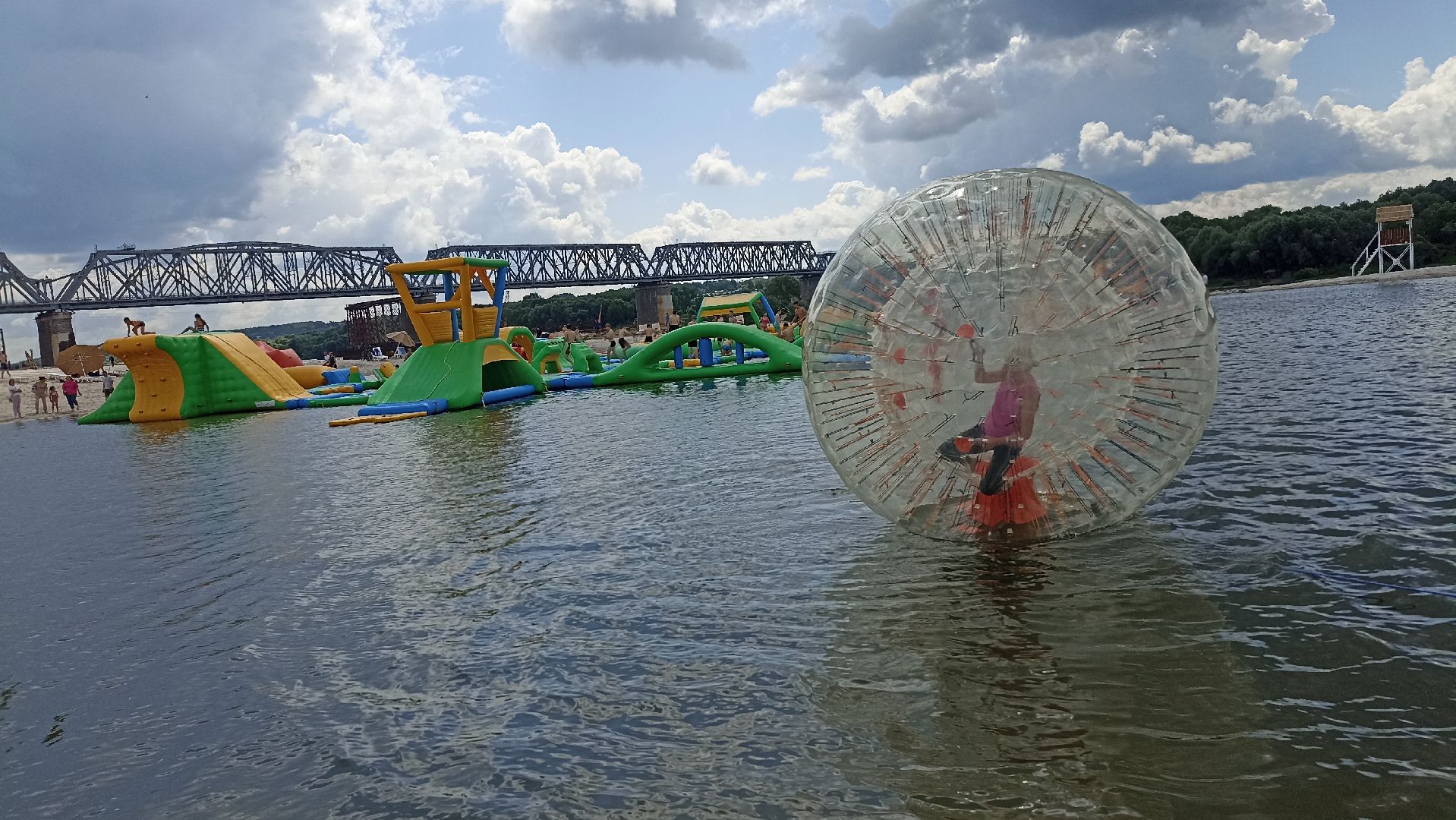 Серпухов, Подмосковье, дети, пляж на Оке, аквапарк
