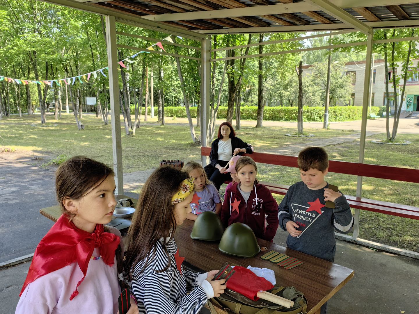 Детский лагерь, отряд, Зарница, спорт, мероприятия