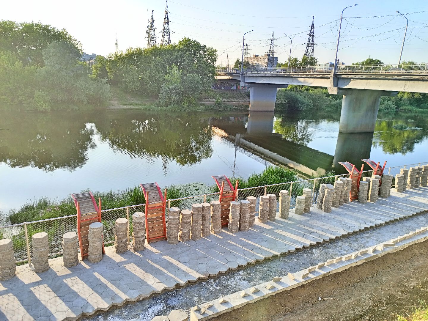 Орехово-Зуево, набережная, благоустройство