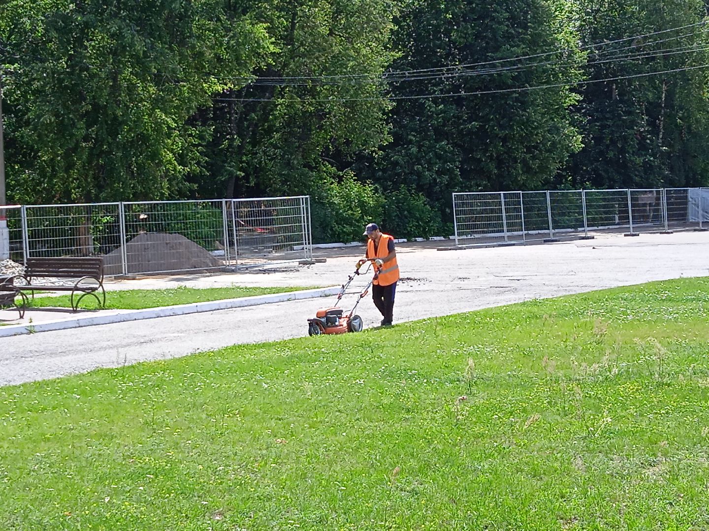 покос, травы, Вечный, огонь