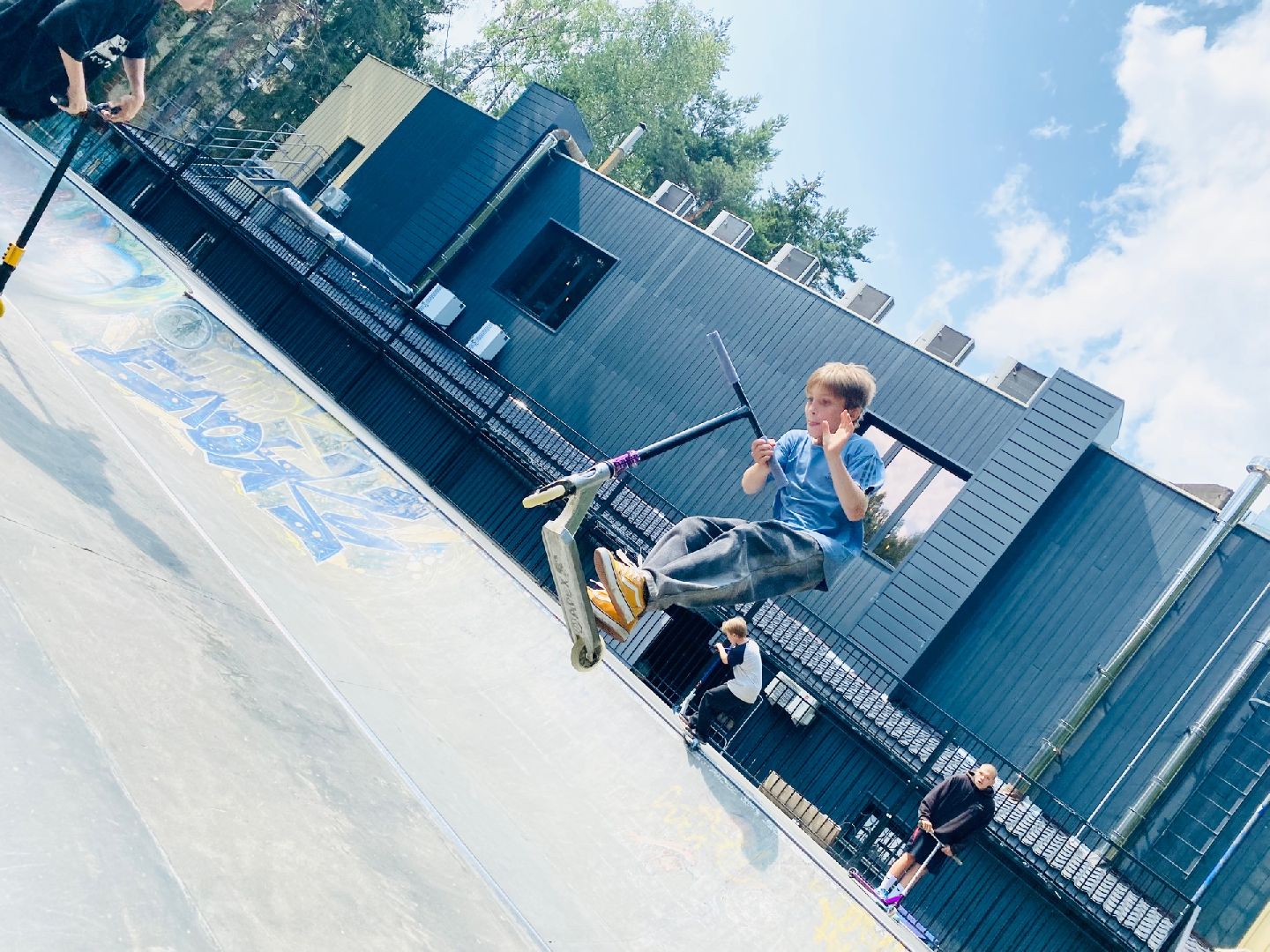 Домодедово, парк Елочки, самокат, велосипед, соревнования