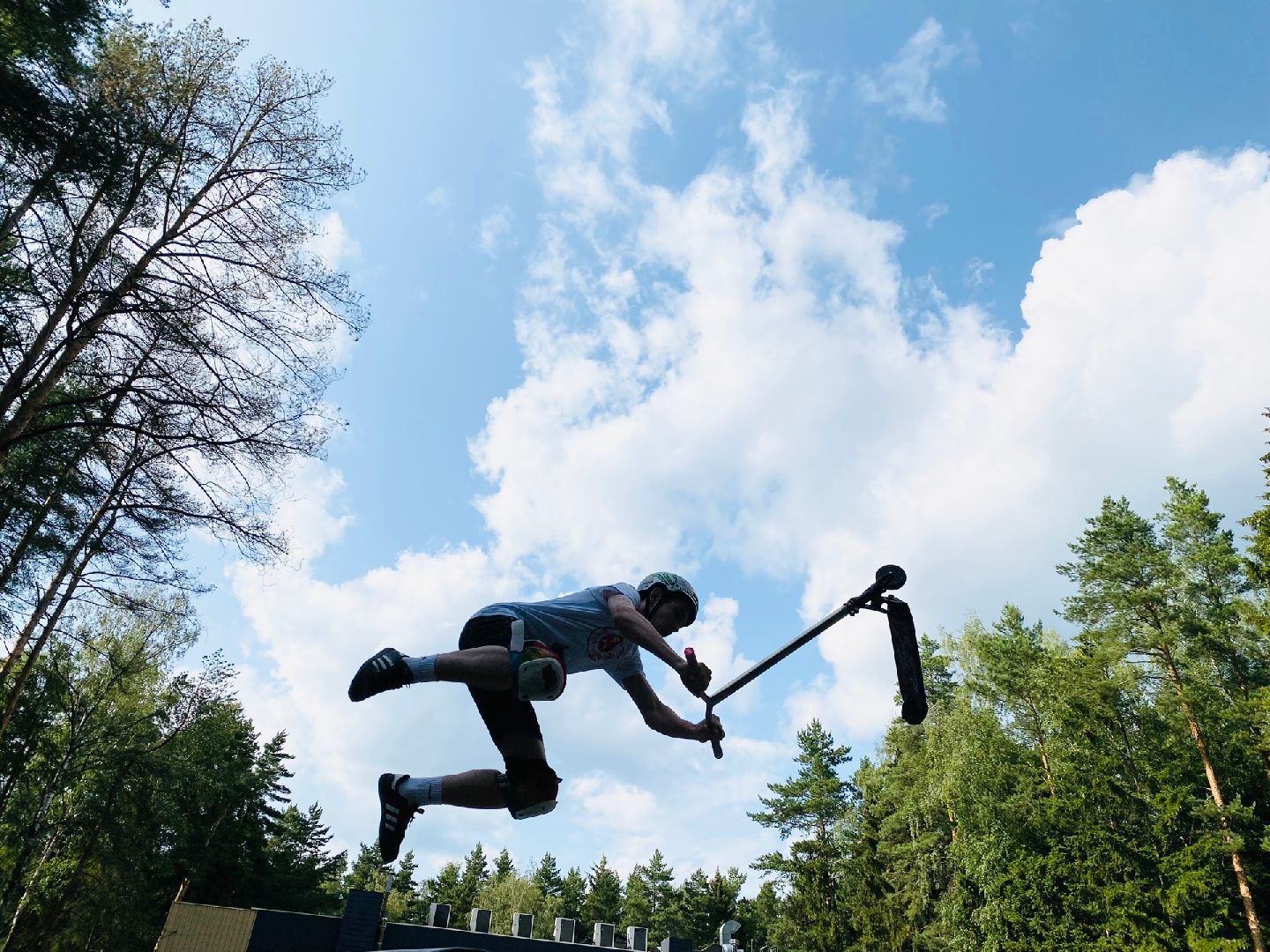 Домодедово, парк Елочки, самокат, велосипед, соревнования