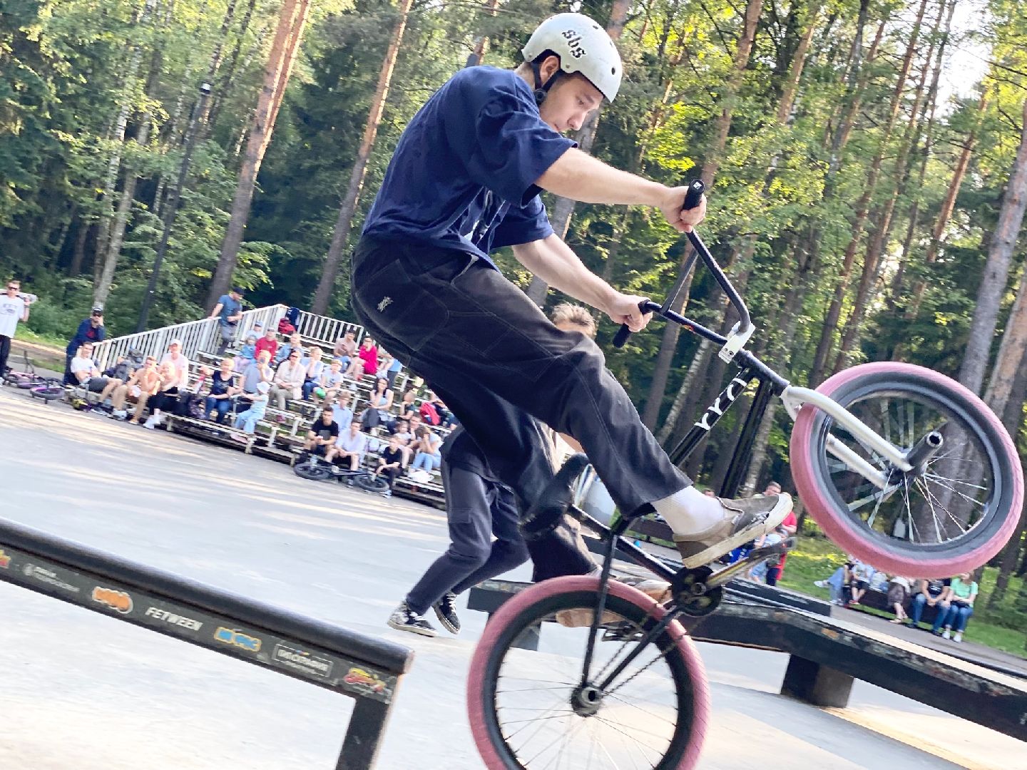 Домодедово, парк Елочки, самокат, велосипед, соревнования