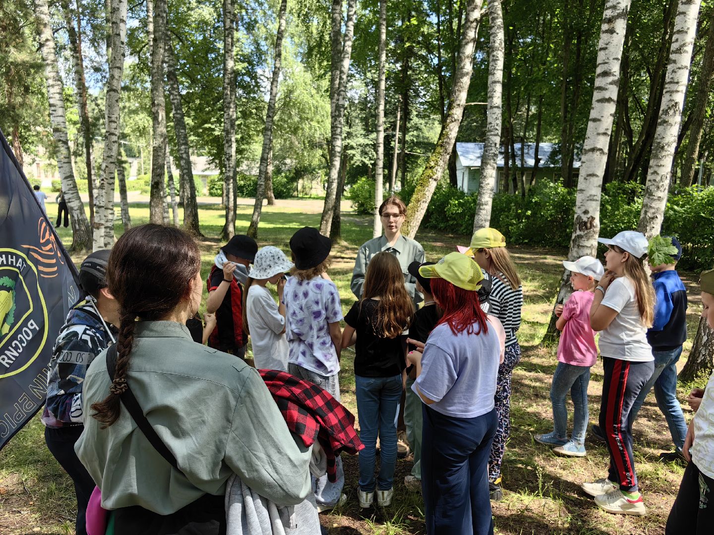 Лабиринт, игра, лагерь, испытание