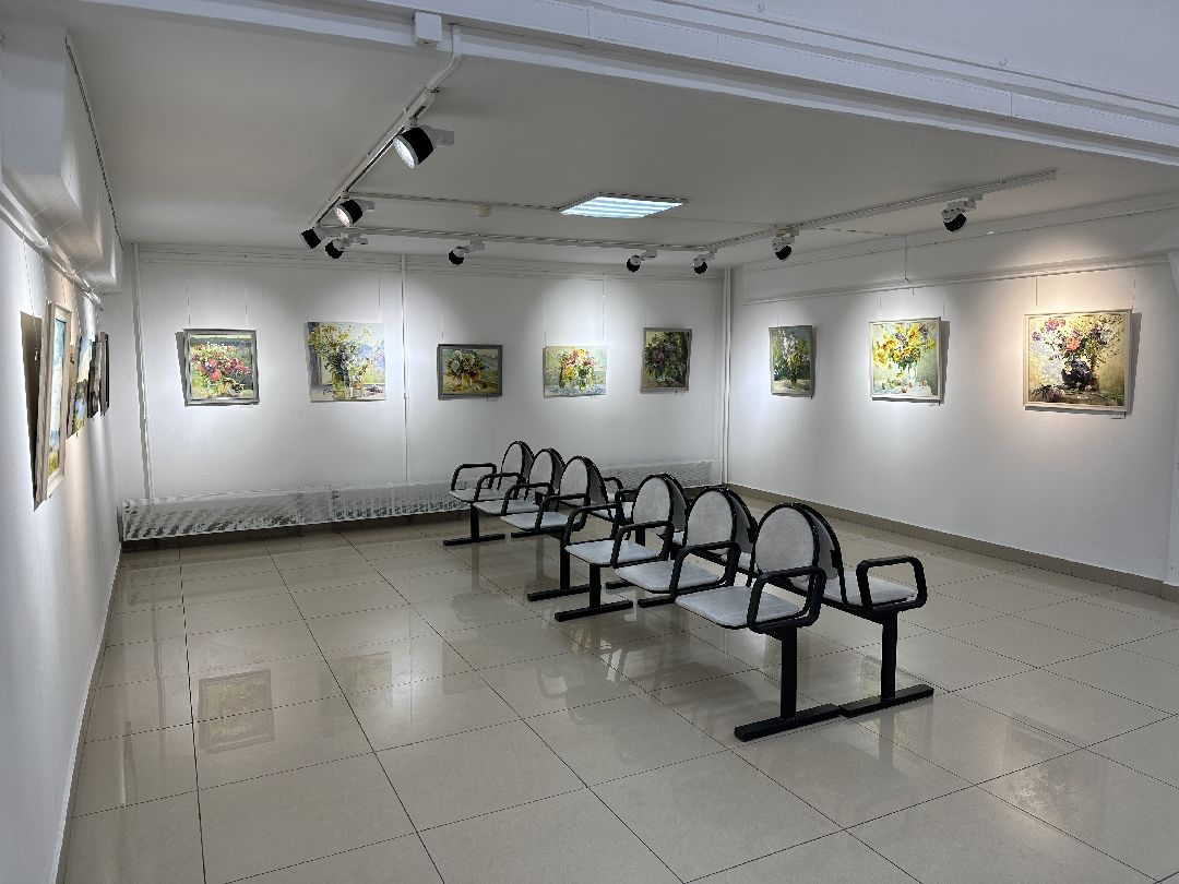 культура, выставка, музей, картины, солнце, художница, картина маслом, Реутов