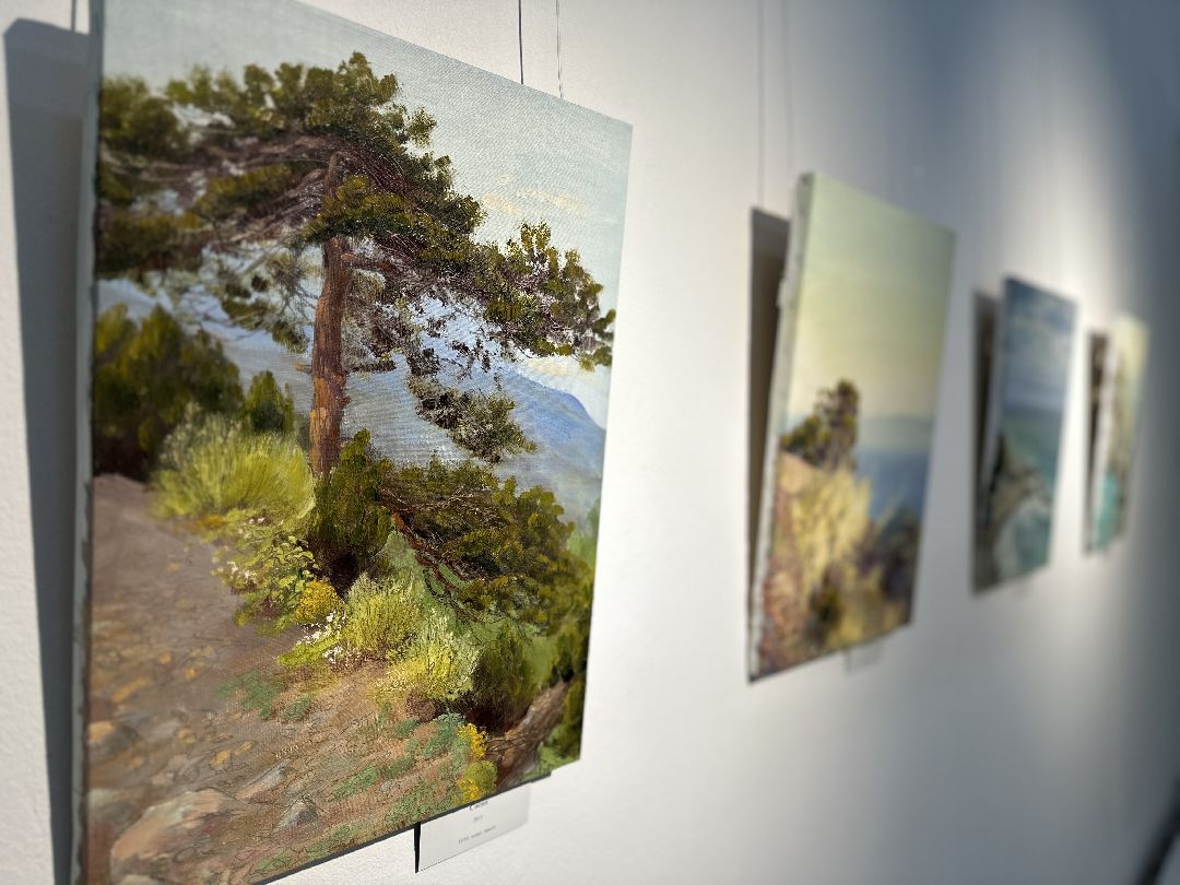 культура, выставка, музей, картины, солнце, художница, картина маслом, Реутов