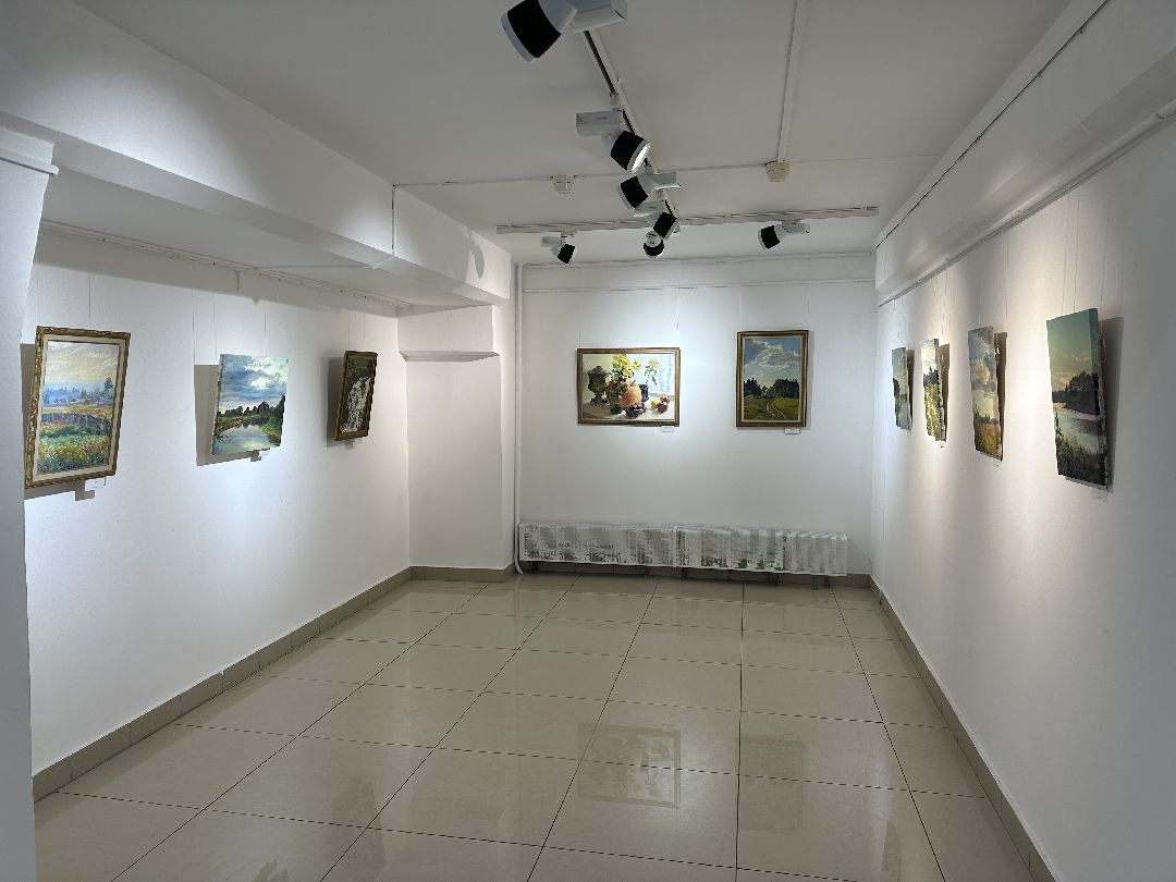 культура, выставка, музей, картины, солнце, художница, картина маслом, Реутов