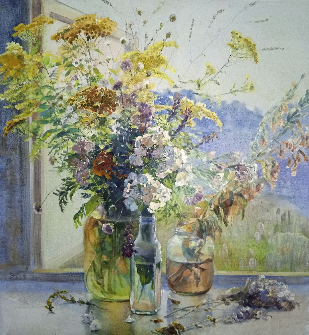 культура, выставка, музей, картины, солнце, художница, картина маслом, Реутов