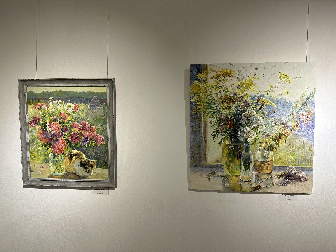 культура, выставка, музей, картины, солнце, художница, картина маслом, Реутов