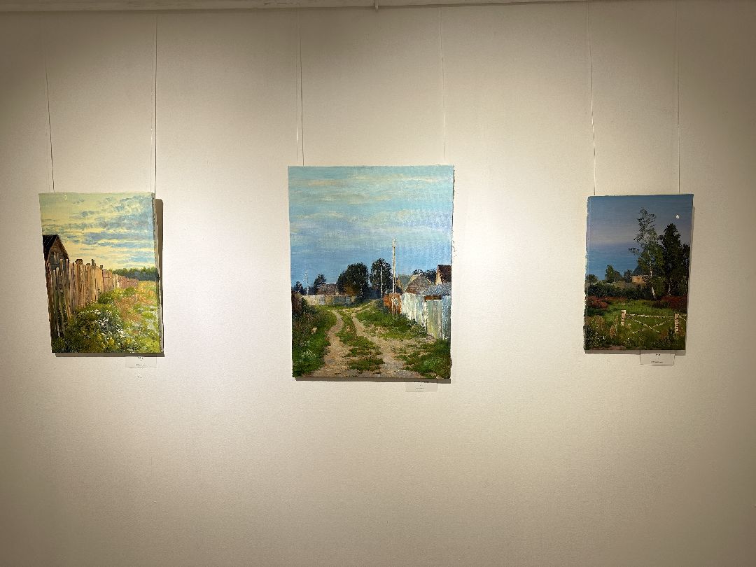 культура, выставка, музей, картины, солнце, художница, картина маслом, Реутов