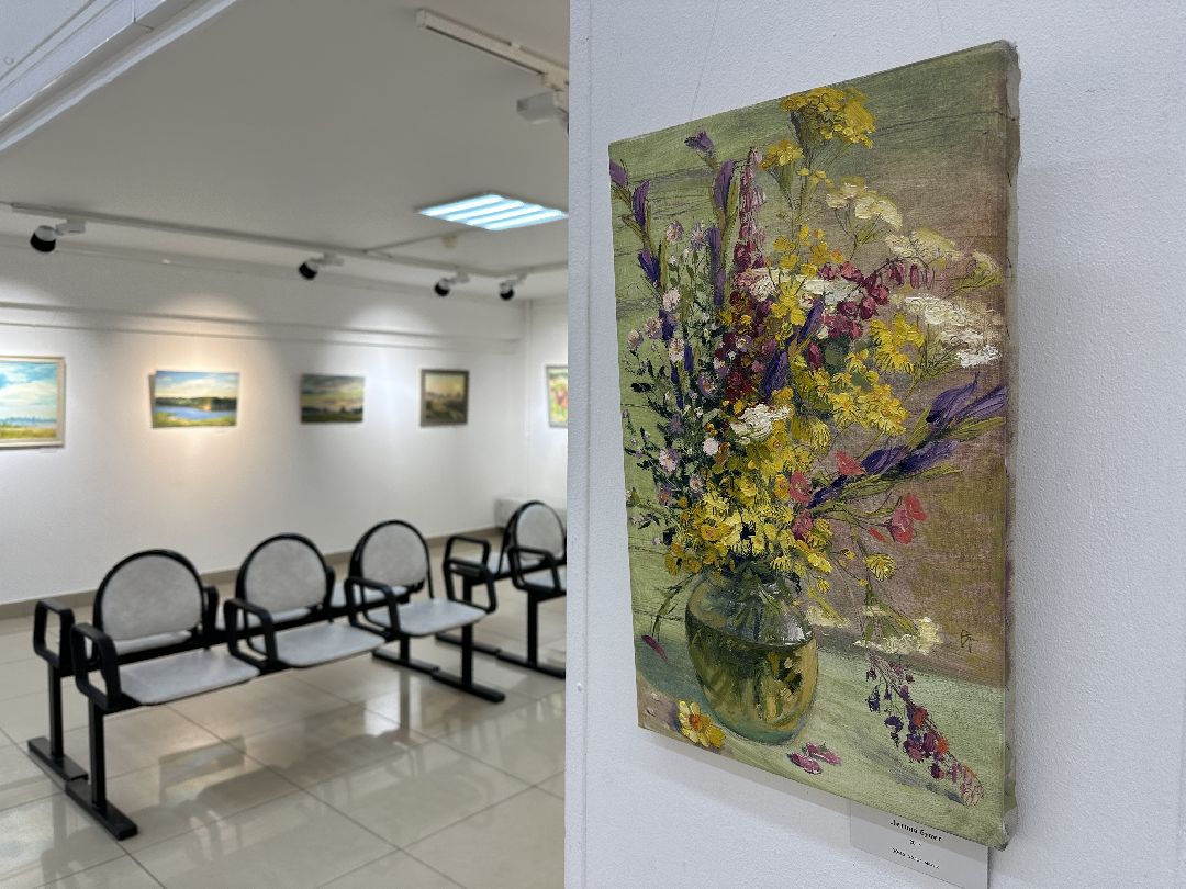 культура, выставка, музей, картины, солнце, художница, картина маслом, Реутов