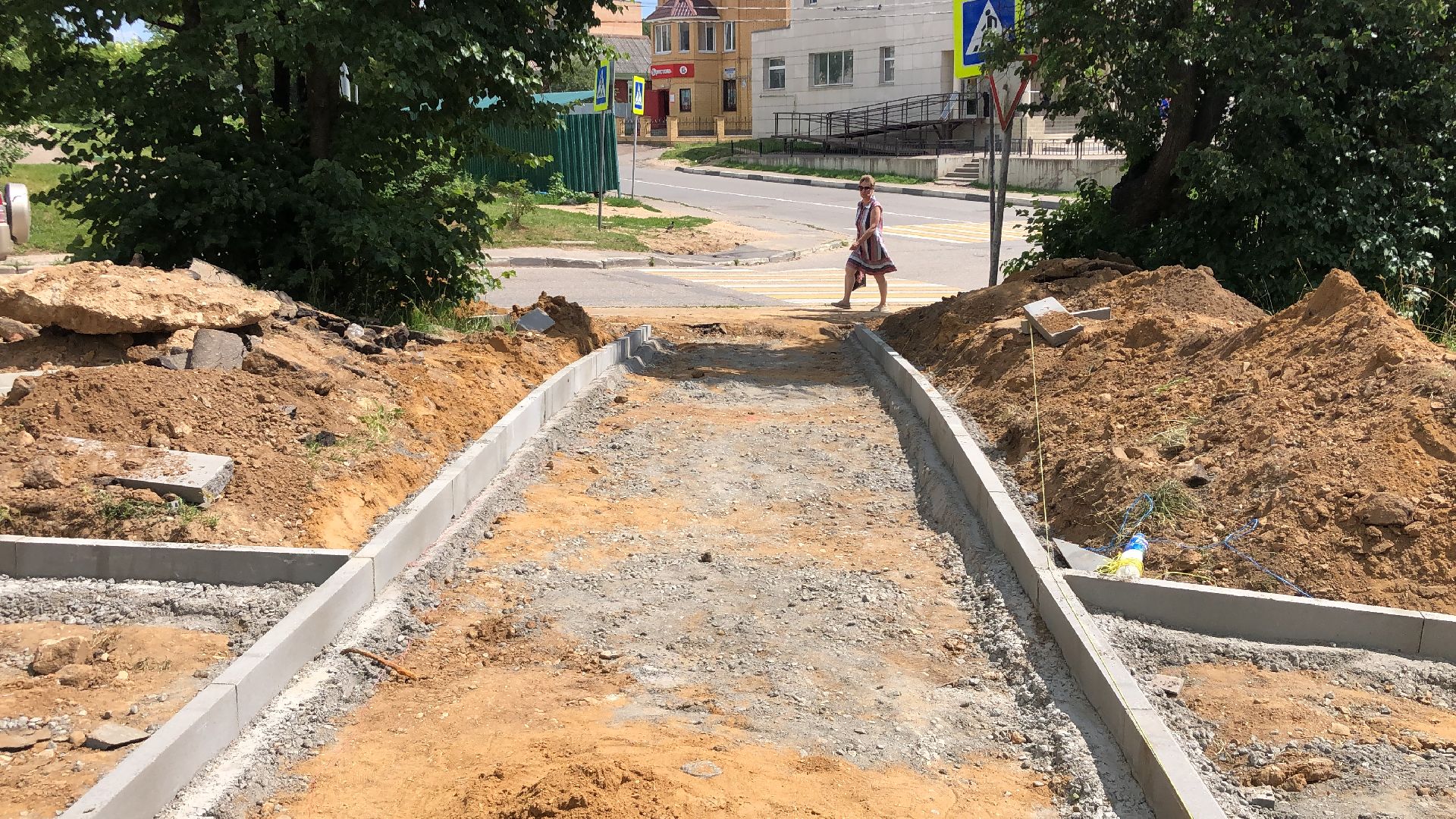 Руза, народная тропа, пешеходы, благоустройство, дороги