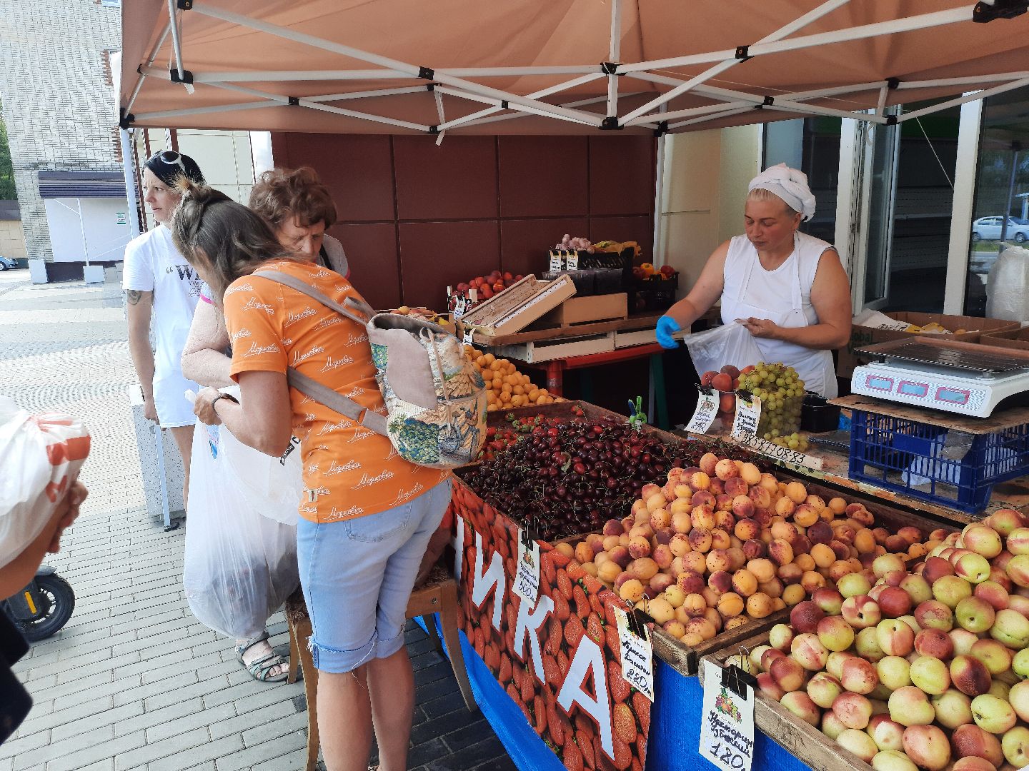 #шатура, #уличная_торговля, #фрукты, #палатки