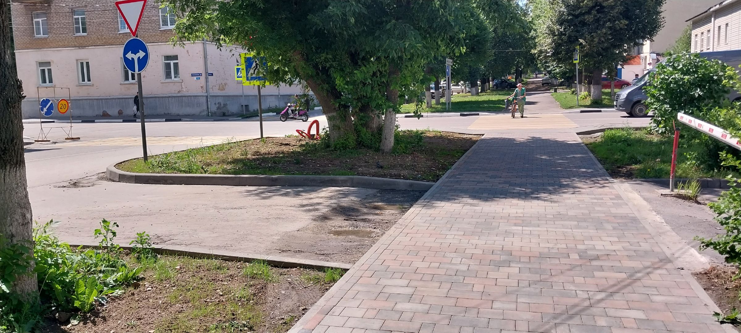 Коломна, дороги, тротуары, плитка