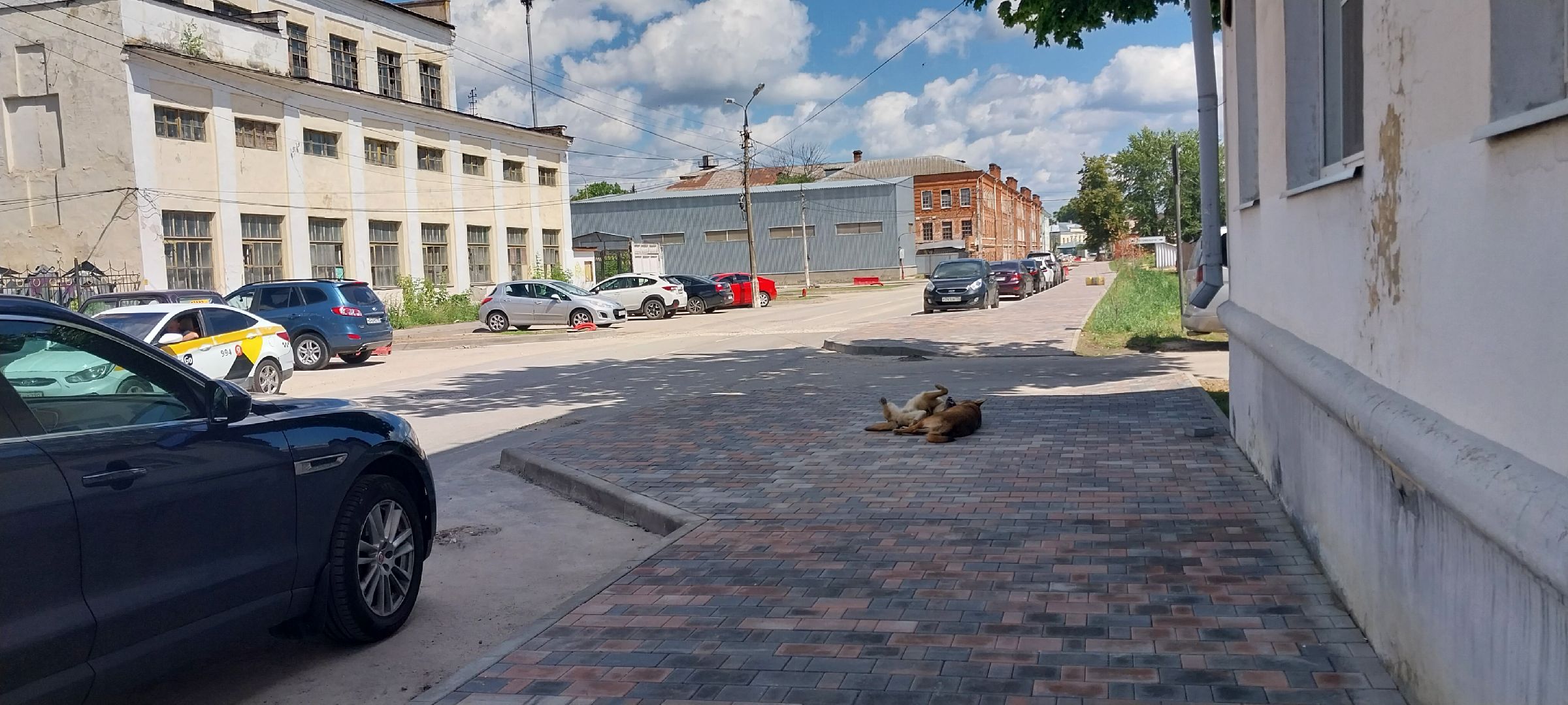 Коломна, дороги, тротуары, плитка