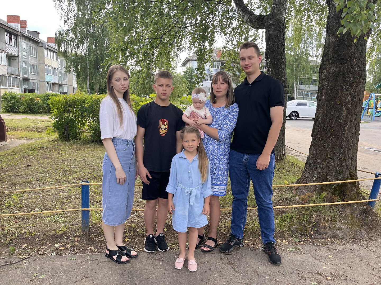 Шаховская, многодетная семья, дети, земля