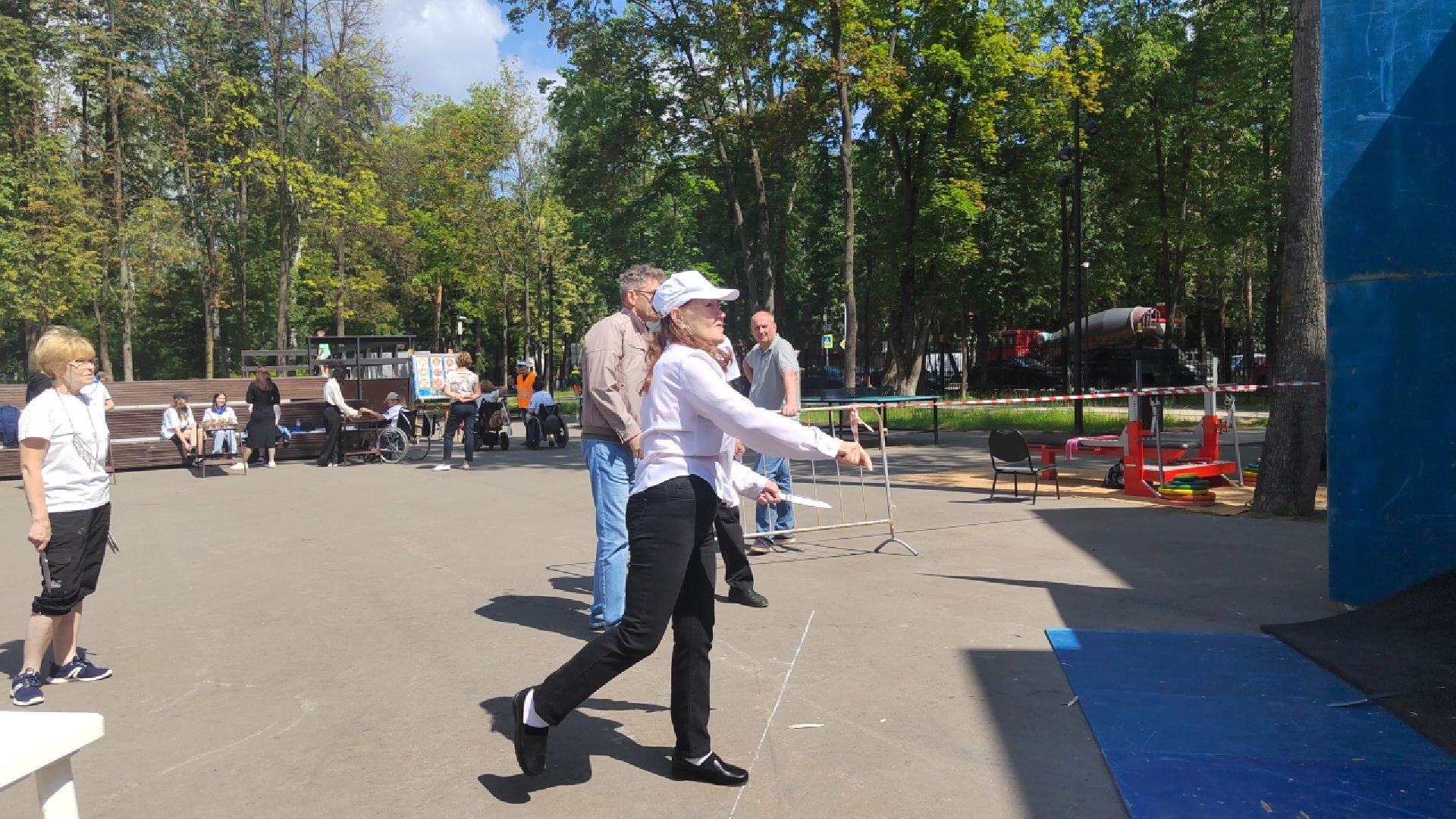Пушкино, Подмосковье без границ, инвалиды, метание ножа, спорт