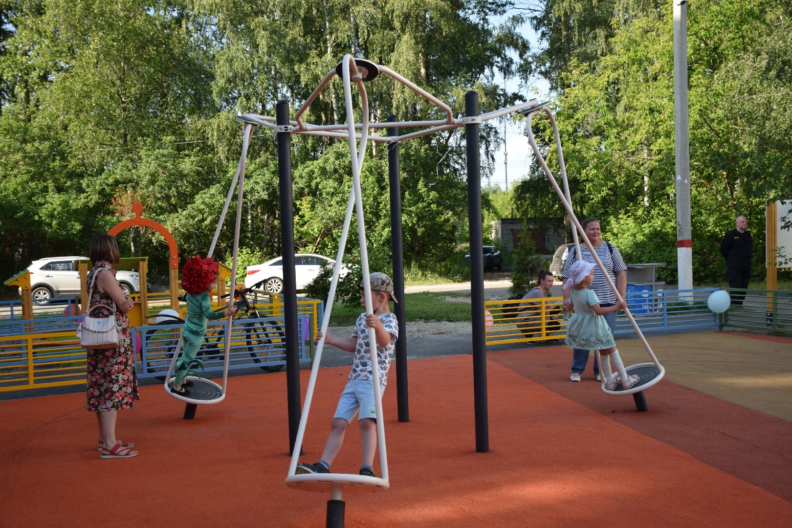 Павловский Посад, городской округ Павловский Посад, площадка, дети, губернатор, праздник, открытие, благоустройство