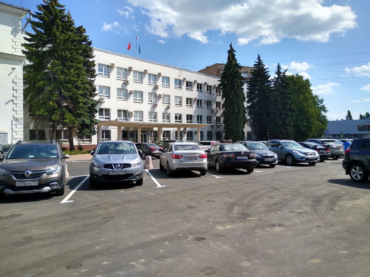Раменское, дороги, обновление дорожного покрытия на Комсомольской площади