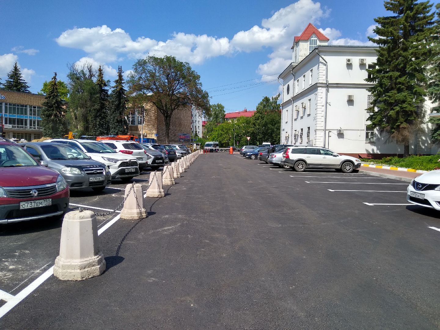 Раменское, дороги, обновление дорожного покрытия на Комсомольской площади
