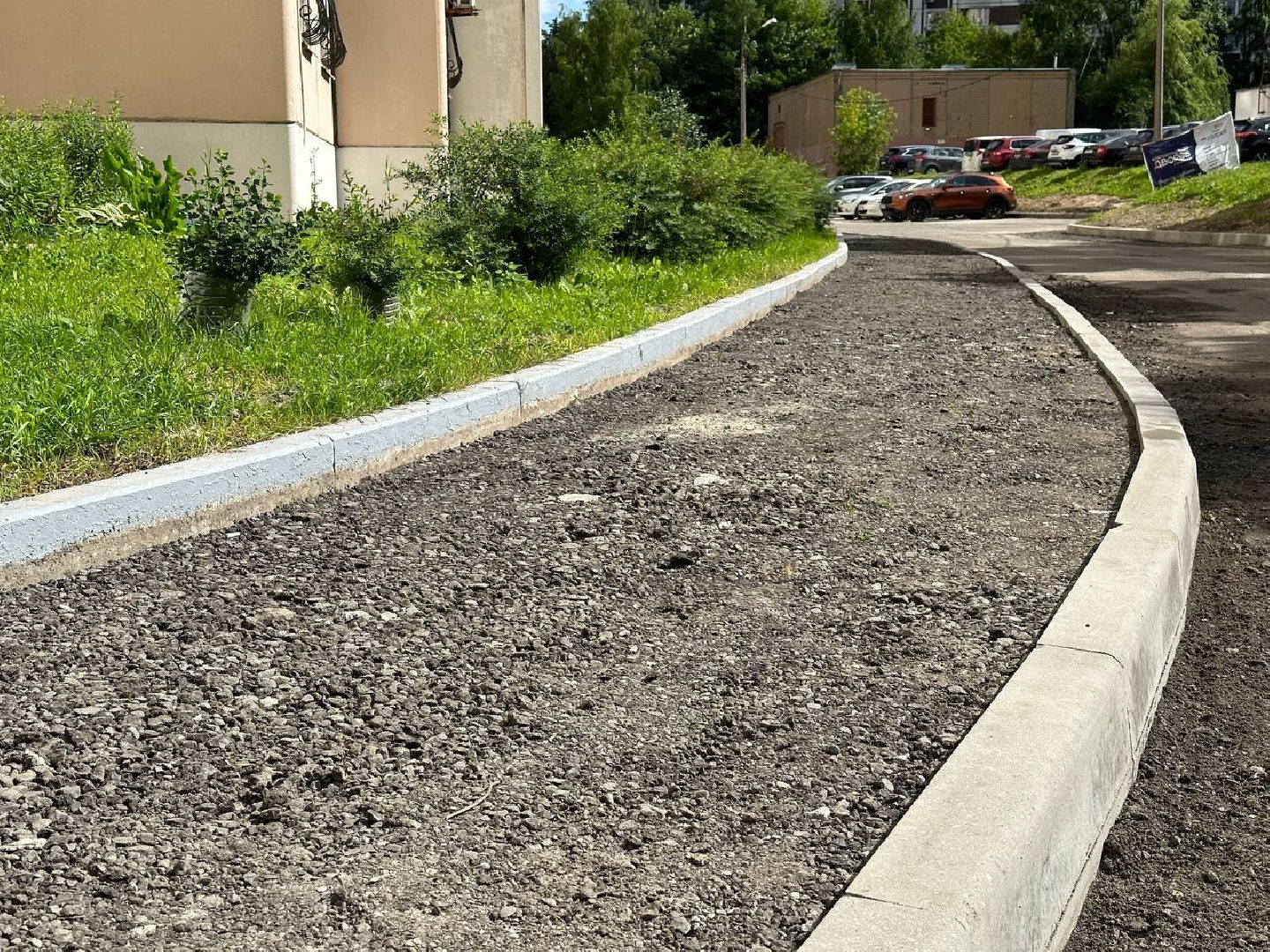 Реутов, благоустройство, народные тропы, асфальт