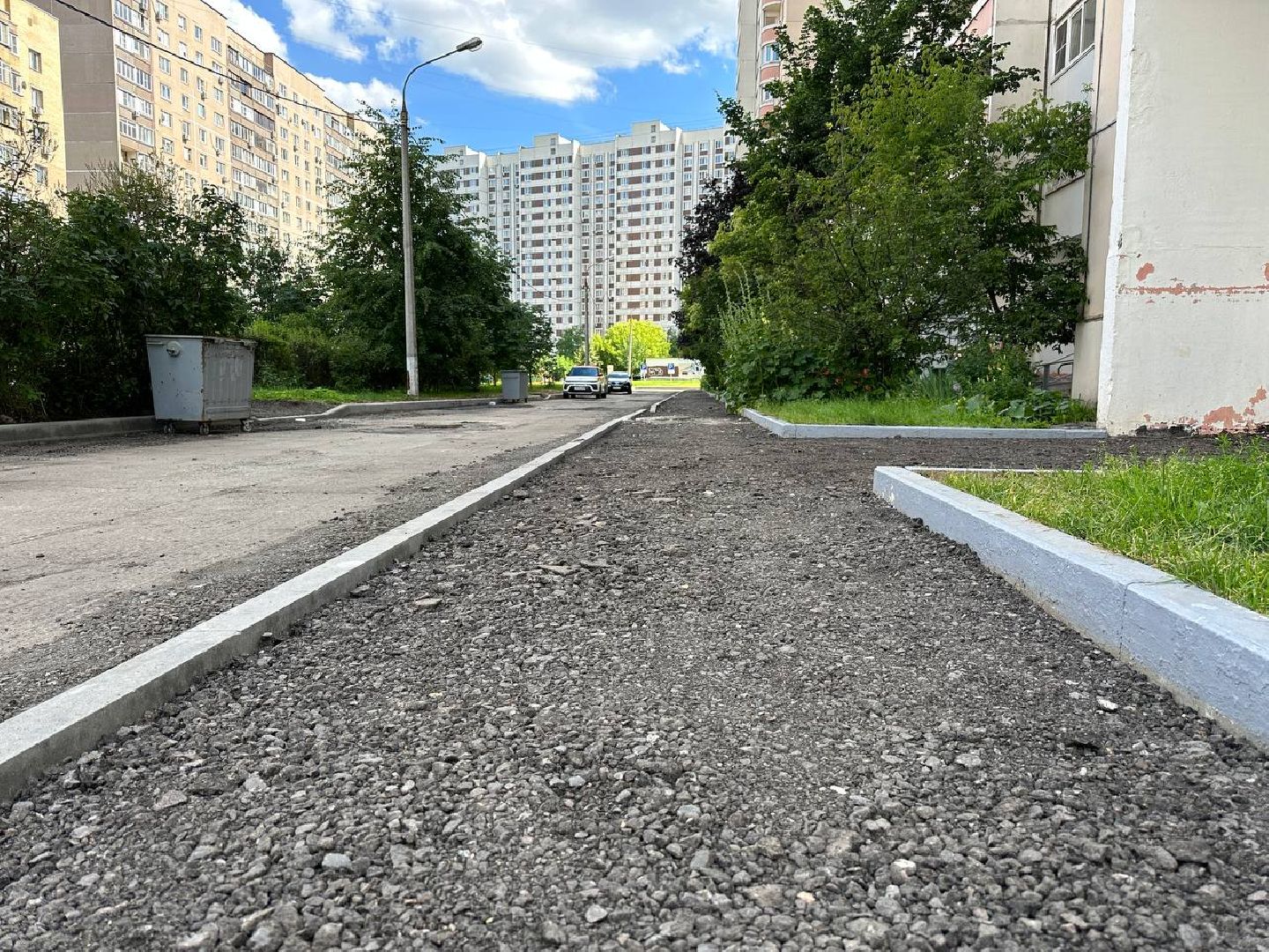 Реутов, благоустройство, народные тропы, асфальт