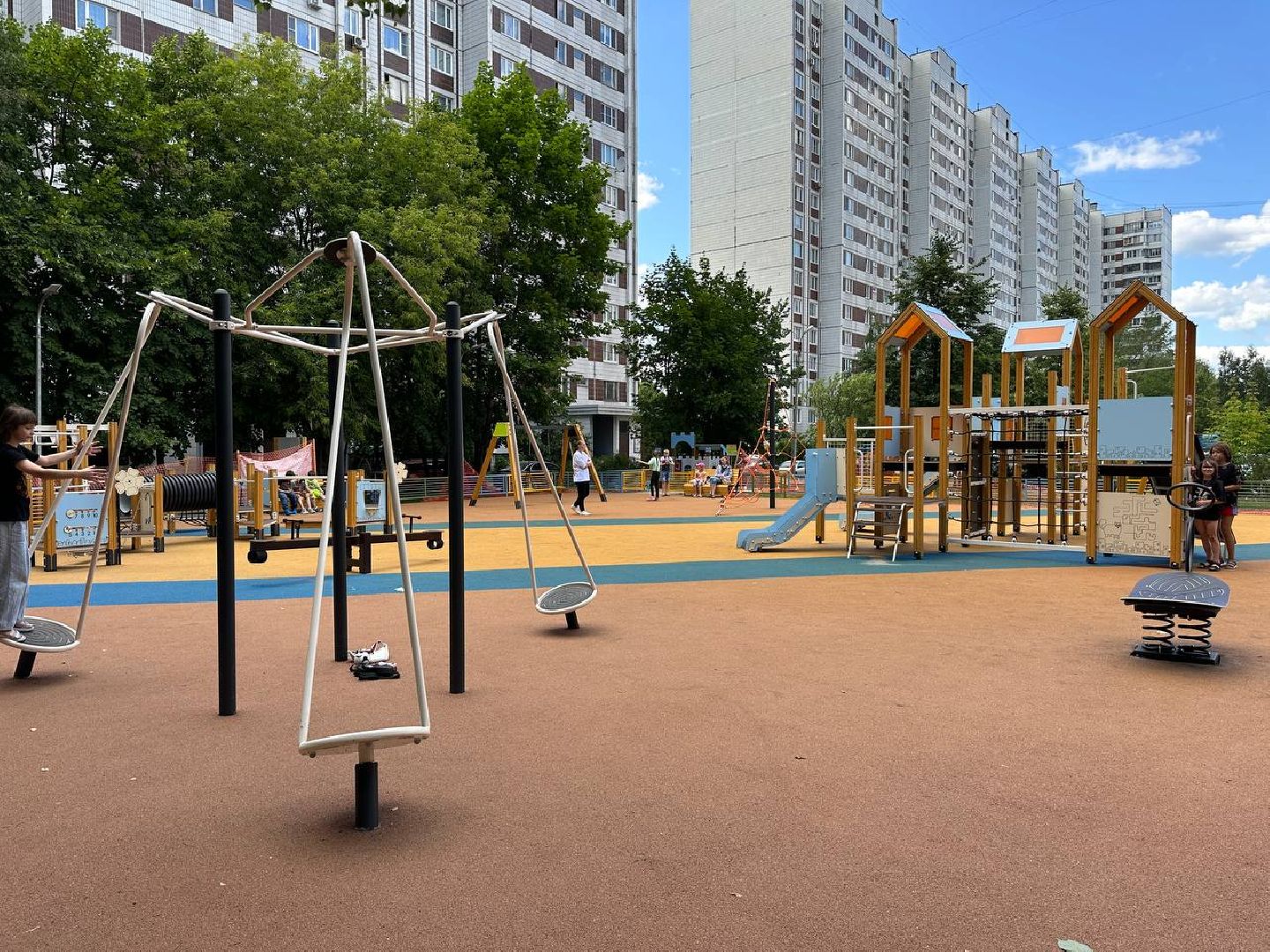 Реутов, детская площадка, благоустройство, обновление