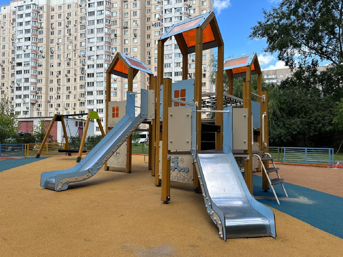 Реутов, детская площадка, благоустройство, обновление