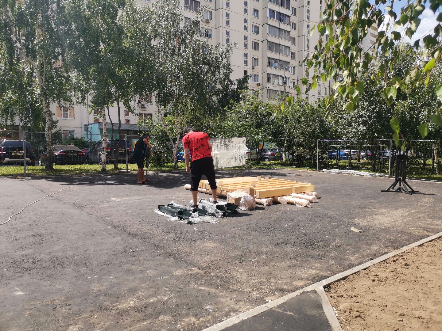 благоустройство дворов, Котельники