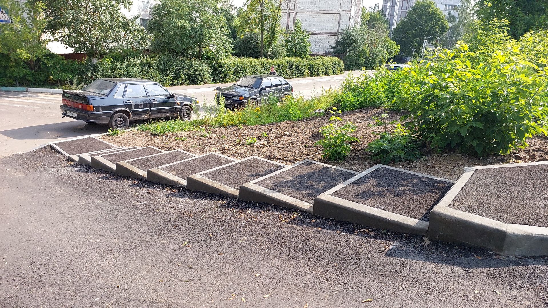 строительство дорог, серпухов, 2-й поселковый переулок, новый асфальт, дороги,