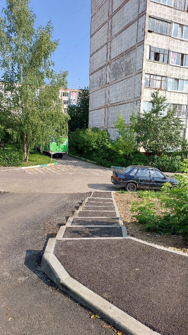 строительство дорог, серпухов, 2-й поселковый переулок, новый асфальт, дороги,