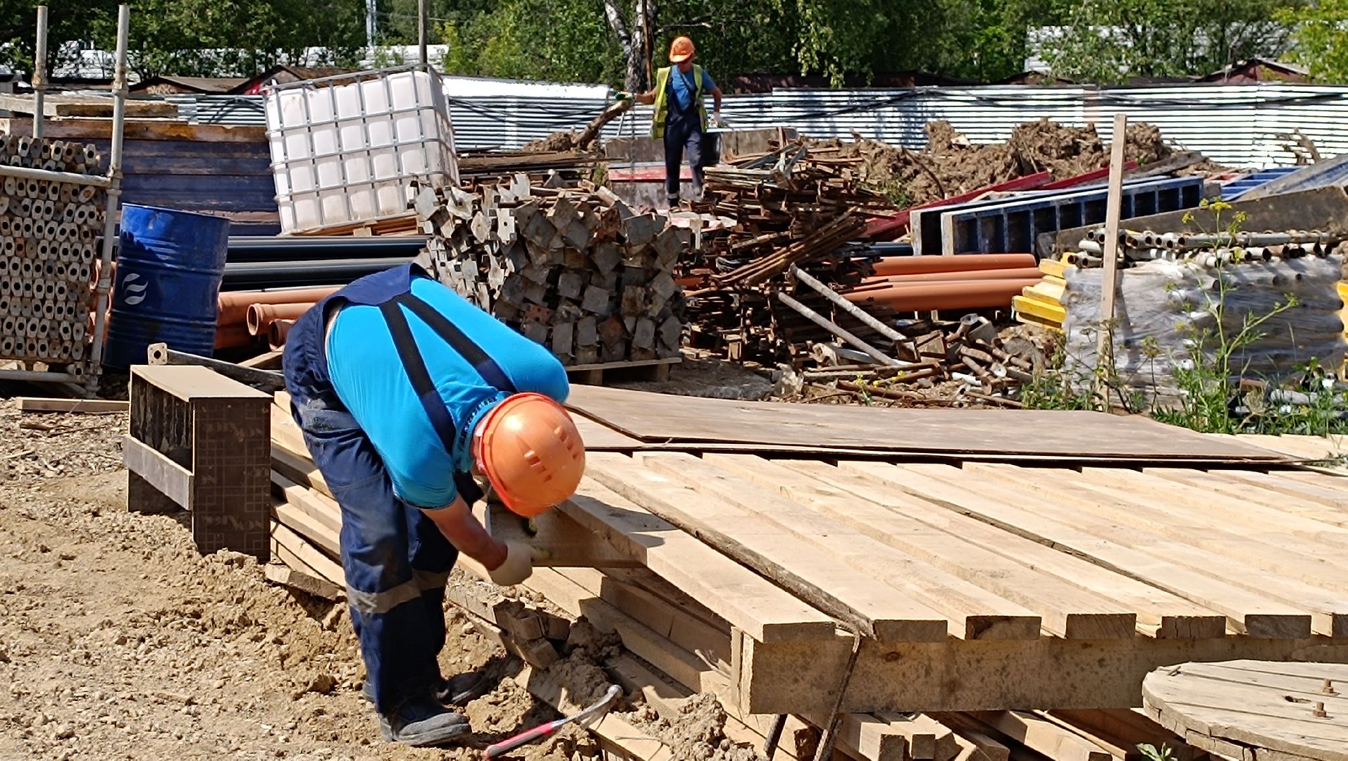 Лобня, строительство, поликлиника