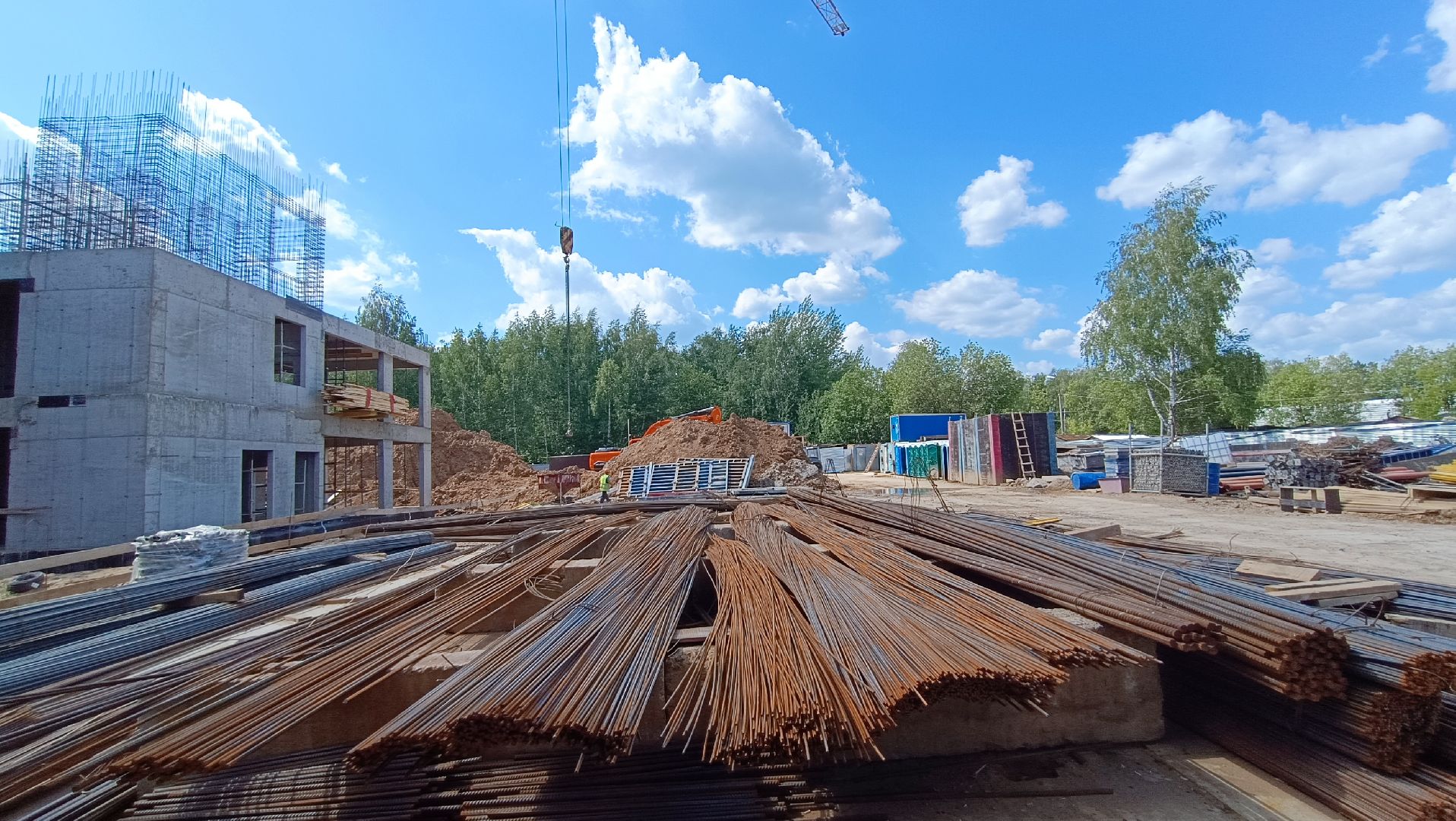 Лобня, строительство, поликлиника